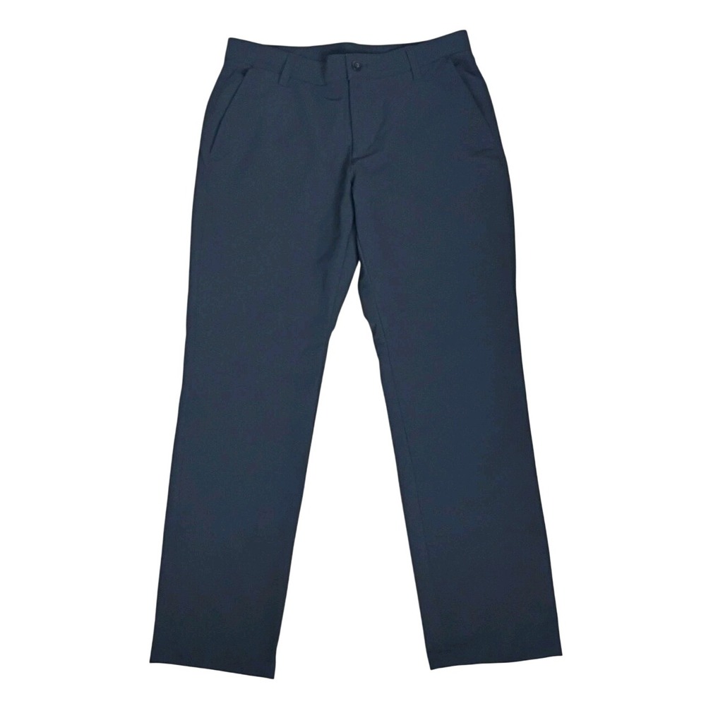 Under Armour Mens Size 34/32‎ Pants Golf Black Straight Performance Chino